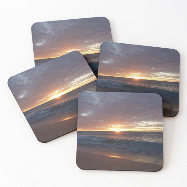 Item preview, Setting sun illuminates waves designed and sold by charlienelson.