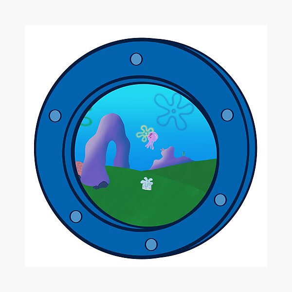 Aperçu de l'œuvre Spongebob Bikini Bottom Hublot créée et vendue par laurelizabethd.