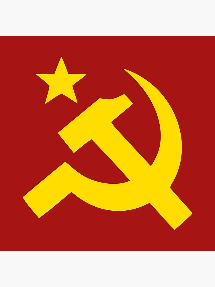 Communism Hammer Sickle Flag by Chocodole
