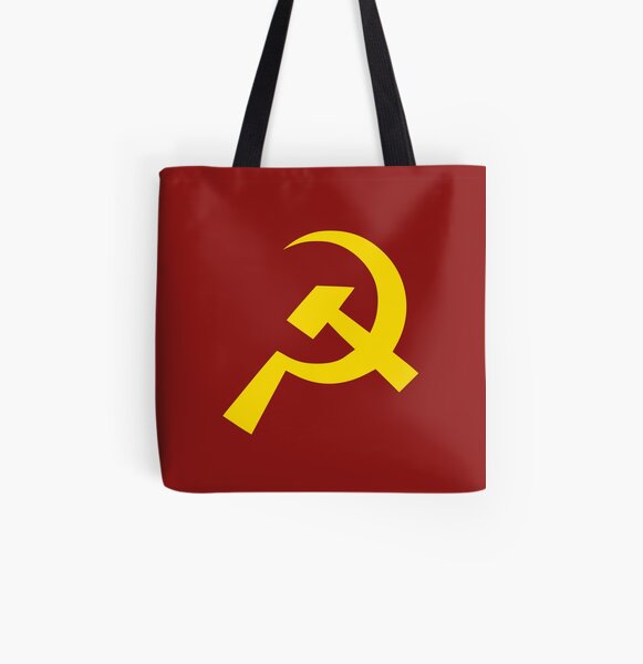 Ideology Tote Bags Redbubble - communist flag waving left roblox