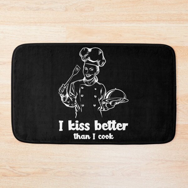 Item preview, Smiling Lady Funny Kiss Cooking Meme White designed and sold by javes93.