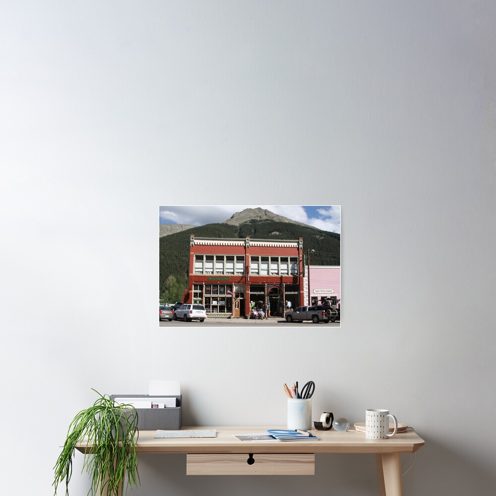 Old Teller House Hotel in Silverton Colorado Poster