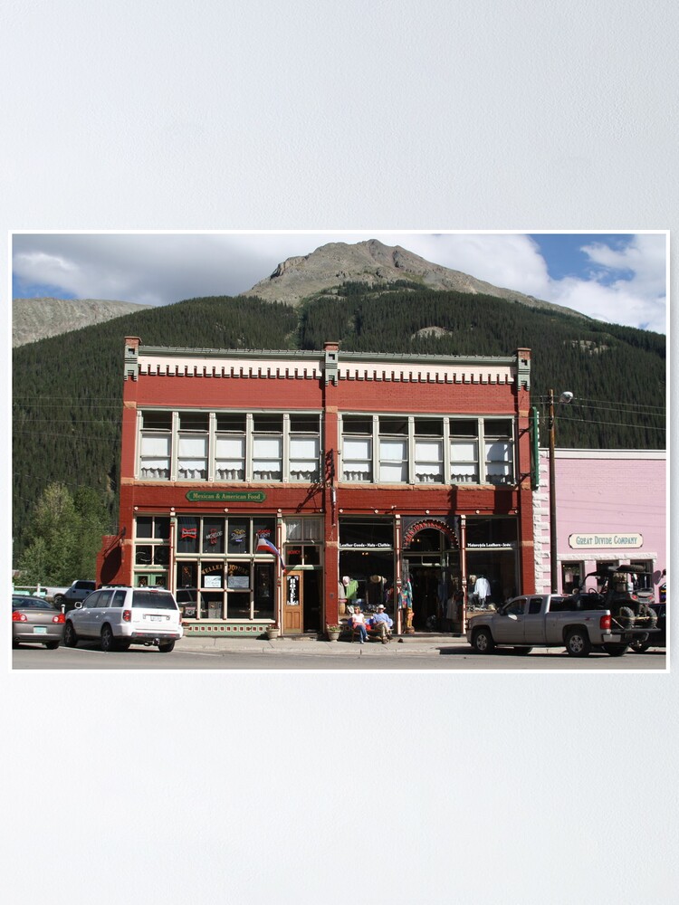 Alternate view of Old Teller House Hotel in Silverton Colorado Poster