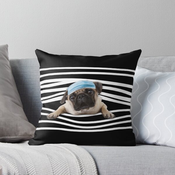 Artikelvorschau, Pug Stripes entworfen und verkauft von MonaMortiz.