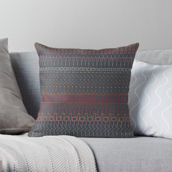 Bands Across Throw Pillow
