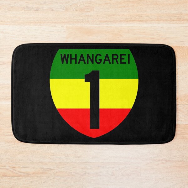 Item preview, Whangarei Highway 1 in Rasta Colours designed and sold by Kiwidom.