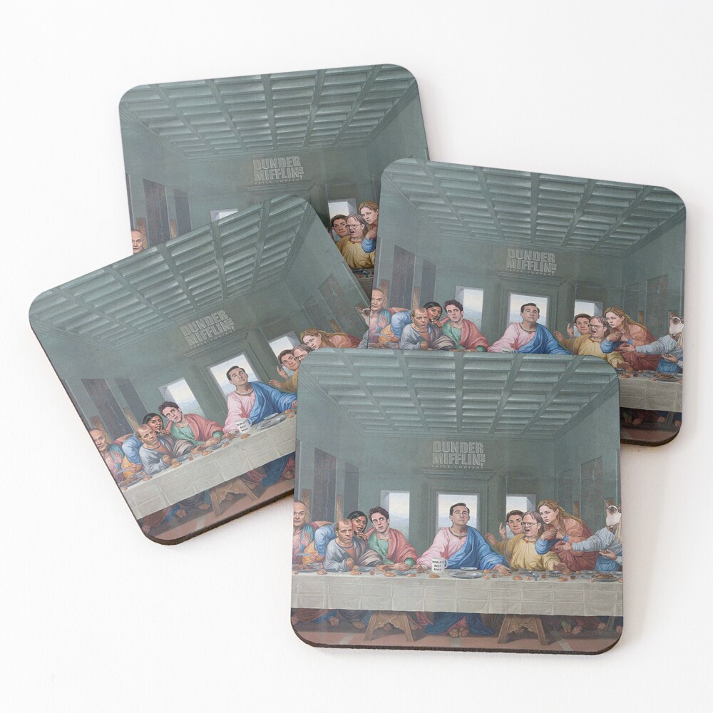 The Last Supper Office Edition Coasters (Set of 4)