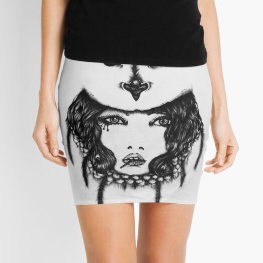 Birds of a Feather Mini Skirt