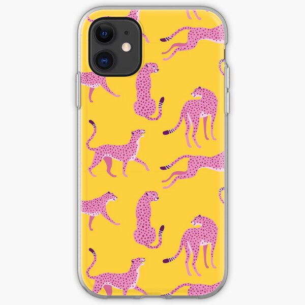 Pink Leopard Pattern iPhone Soft Case