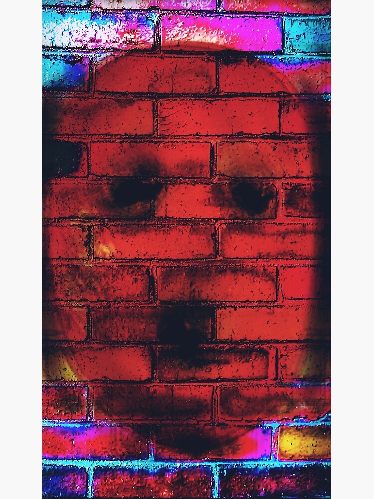"Brick Wall Face" Poster for Sale by GrudleBay Redbubble