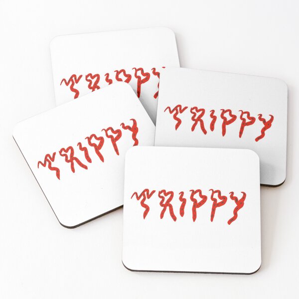 Item preview, TRIPPY Wavy Font Psychedelic Red designed and sold by maggie-jm.