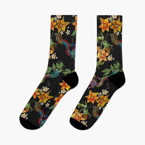 Item preview, Asian dragon and beautiful flowers designed and sold by matrioshka.