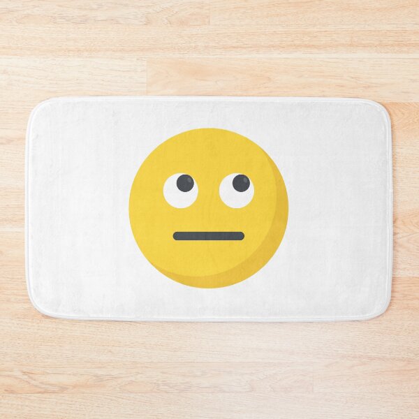 Item preview, Straight Face Eye Roll Emoji designed and sold by flying-flamingo.