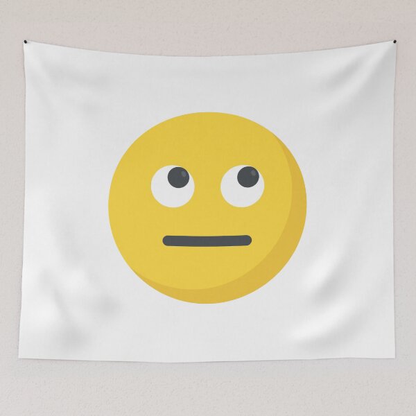 Item preview, Straight Face Eye Roll Emoji designed and sold by flying-flamingo.