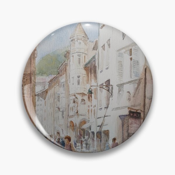 Item preview, After the rain, Italy watercolor painting  designed and sold by Almondtree.