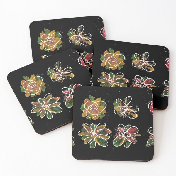 Item preview, bright night flowers designed and sold by brinks23.