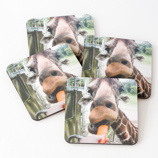 Item preview, Giraffe eating carrot designed and sold by ashleyeasterly.