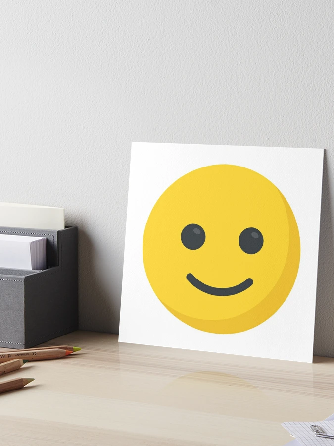 Cartoon Yellow Smiley Face Emoji Emoticon Surrendering in Fear Posters, Art  Prints by - Interior Wall Decor #1413892