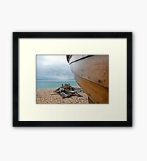 Wooden Boat Framed Print