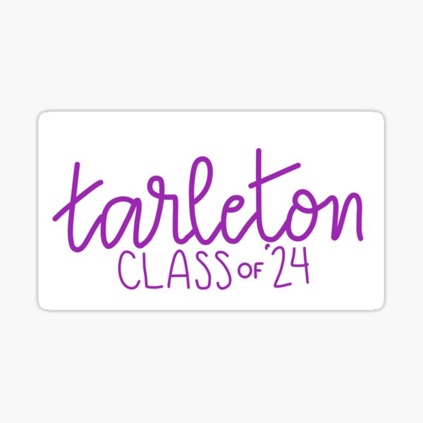 "tarleton class of 2024" Sticker for Sale by kendall4mission Redbubble