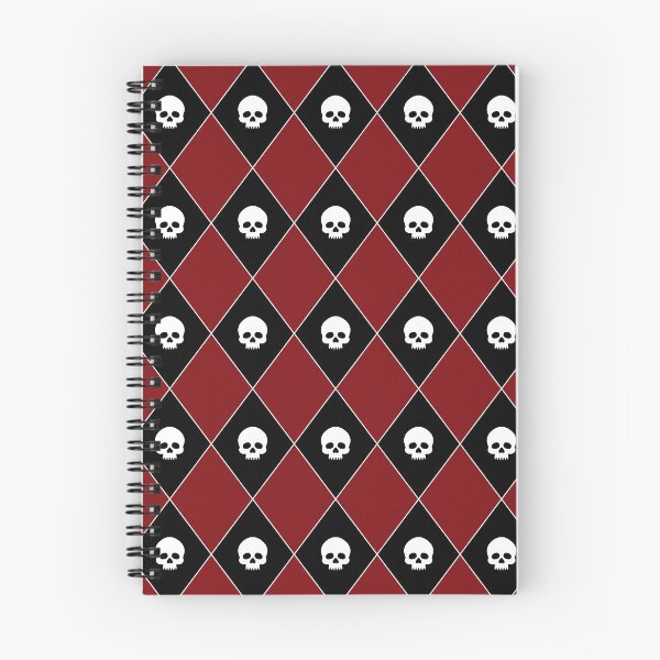 Item preview, Harlequin Skull Pattern (Red) designed and sold by inatorinator.