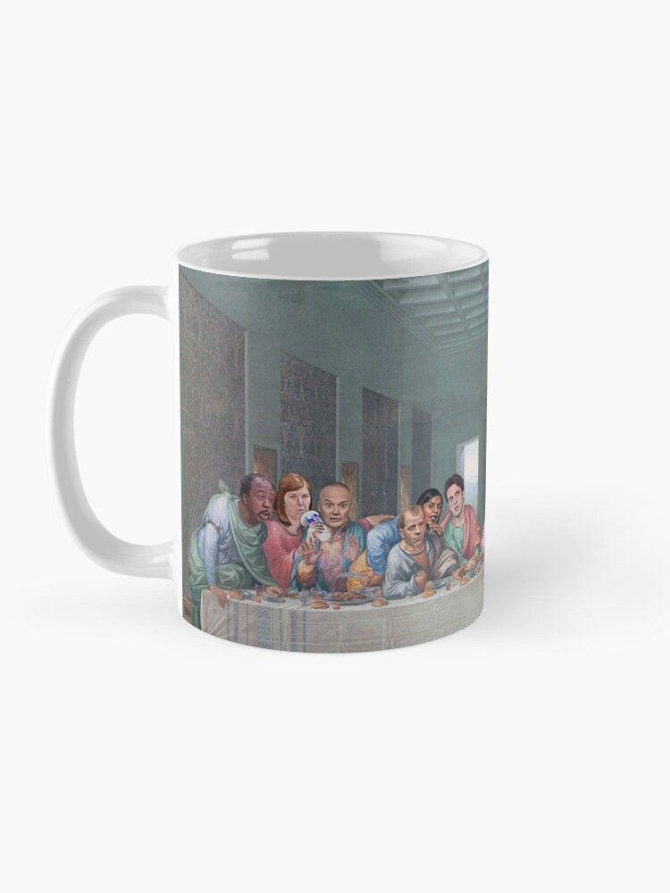 Alternate view of The Last Supper Office Edition Coffee Mug