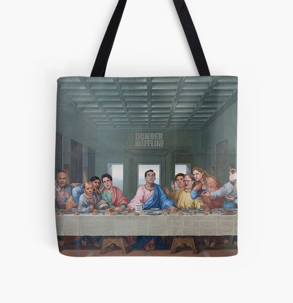 The Office Alphabet Tote Bag The Office TV Show Merchandise Office Fans  Kitchen Gifts Office Theme Bags Presents White