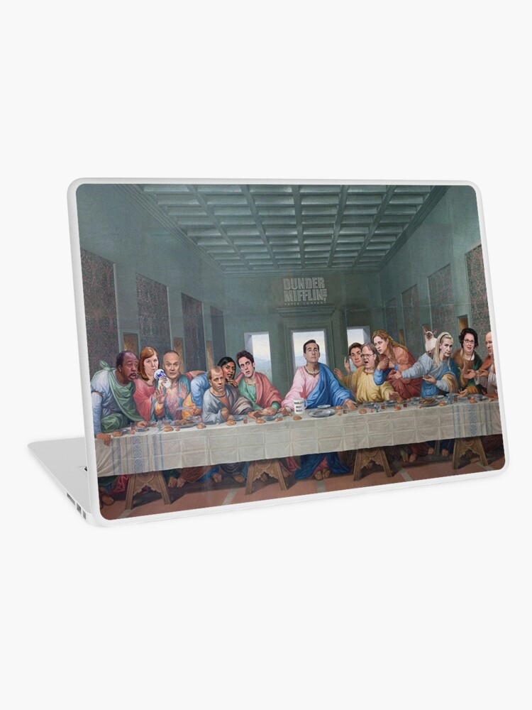 Thumbnail 1 of 2, Laptop Skin, The Last Supper Office Edition designed and sold by Flakey-.