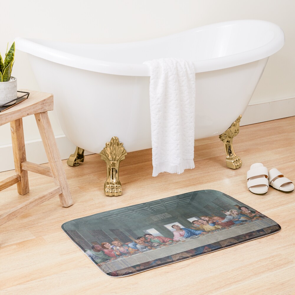The Last Supper Office Edition Bath Mat