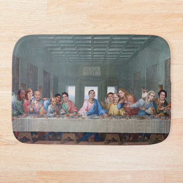 The Last Supper Office Edition Bath Mat