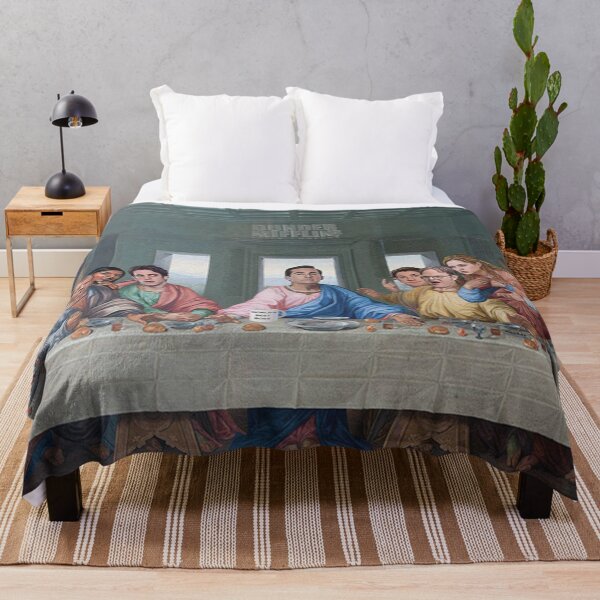 The Last Supper Office Edition Throw Blanket