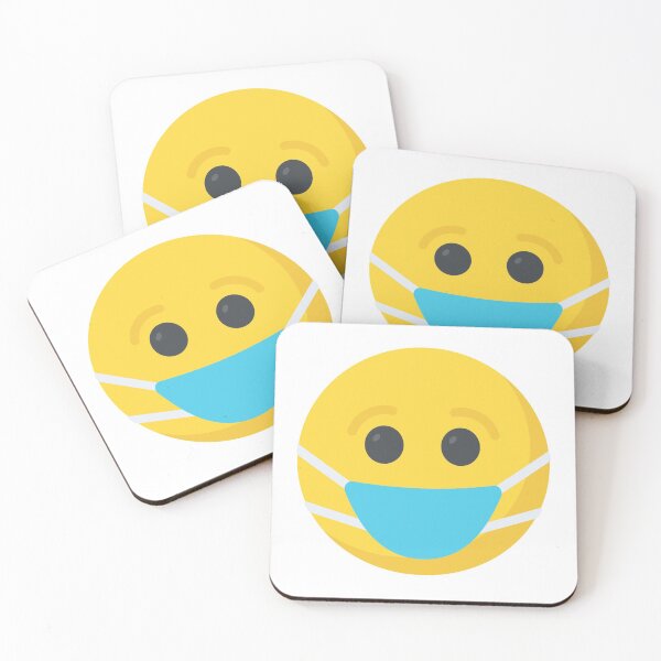 Item preview, Emoji Wearing a Mask designed and sold by flying-flamingo.
