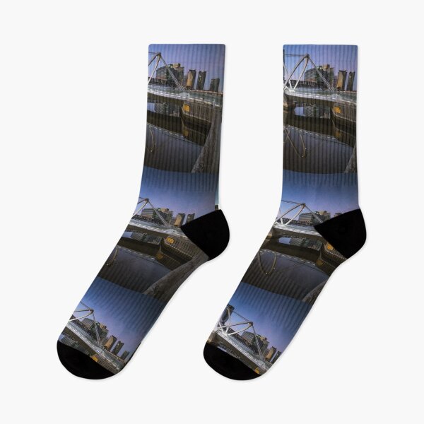 Item preview, Dawn along the Yarra - Seafarers bridge designed and sold by shaynetwright.
