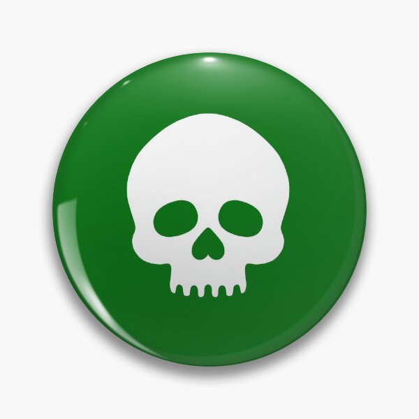 Item preview, Harlequin Skull Pattern (Green) designed and sold by inatorinator.