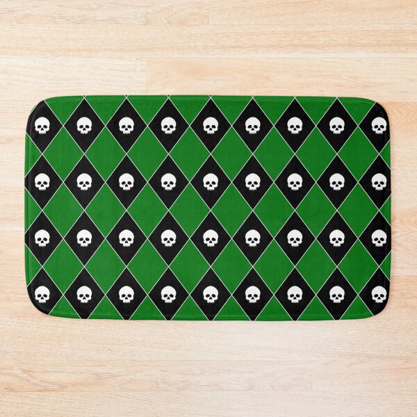 Item preview, Harlequin Skull Pattern (Green) designed and sold by inatorinator.