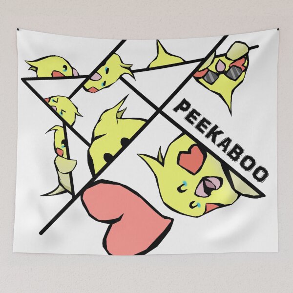 Item preview, Cockatiel Playing Peekaboo designed and sold by legitparrot.
