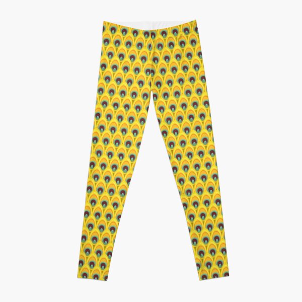 Retro Peacock Leggings