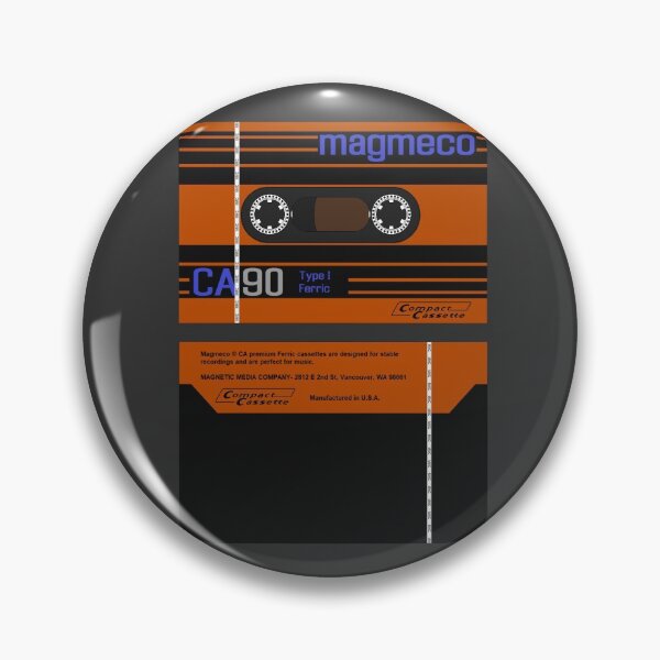 Artikelvorschau, Magmeco CA90 Typ 1 Kassette (Vorder- und Rückseite) entworfen und verkauft von B-96-J.
