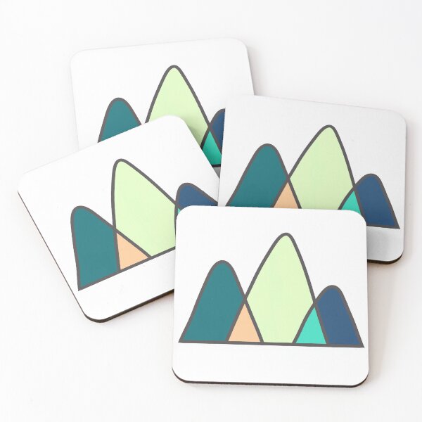 Item preview, Hand-drawn Pacific Northwest Mountains - Spring designed and sold by generationgap.