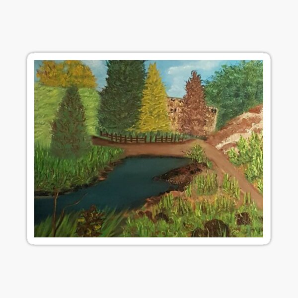 Item preview, Old pond by Charlotte VanRoss designed and sold by Charlotte's art palette .