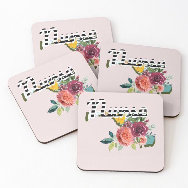 Item preview, Maryland Nurse Floral Watercolor designed and sold by AZGuzmans.