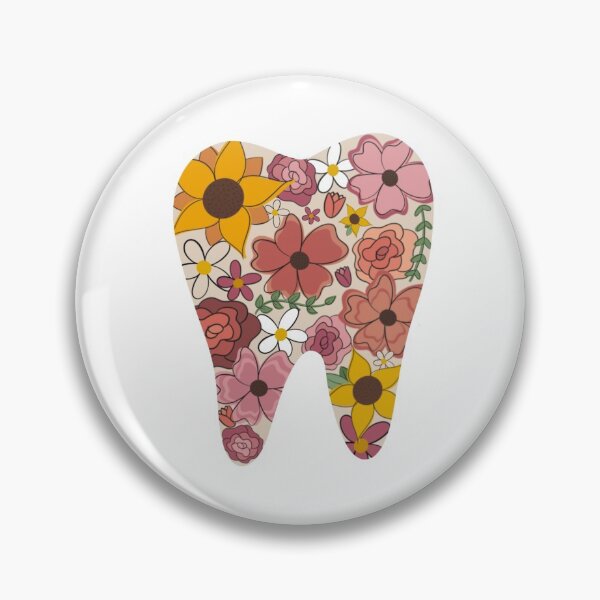 Item preview, Warm Floral Tooth designed and sold by artkita.