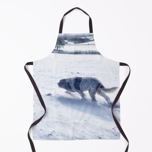 Item preview, Snow blizzard Spinone designed and sold by FOLK ART FUSION by heidiannemorris.
