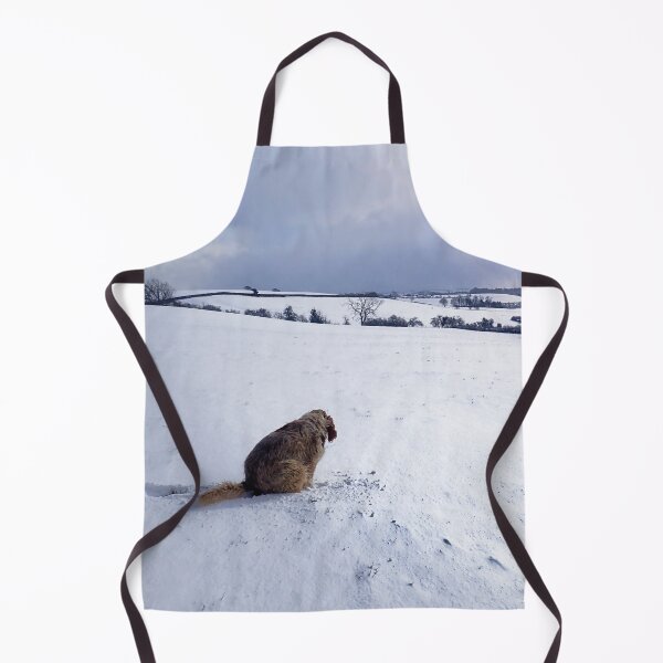 Item preview, Snow covered Spinone view designed and sold by FOLK ART FUSION by heidiannemorris.