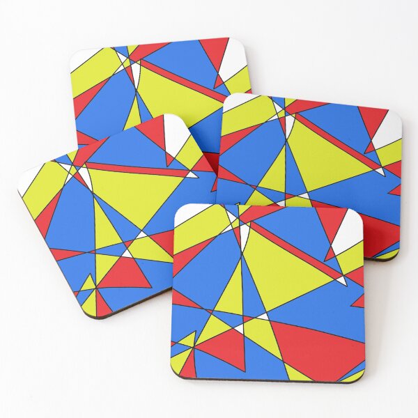 Item preview, Colorful Abstract Triangles (Primary) designed and sold by inatorinator.
