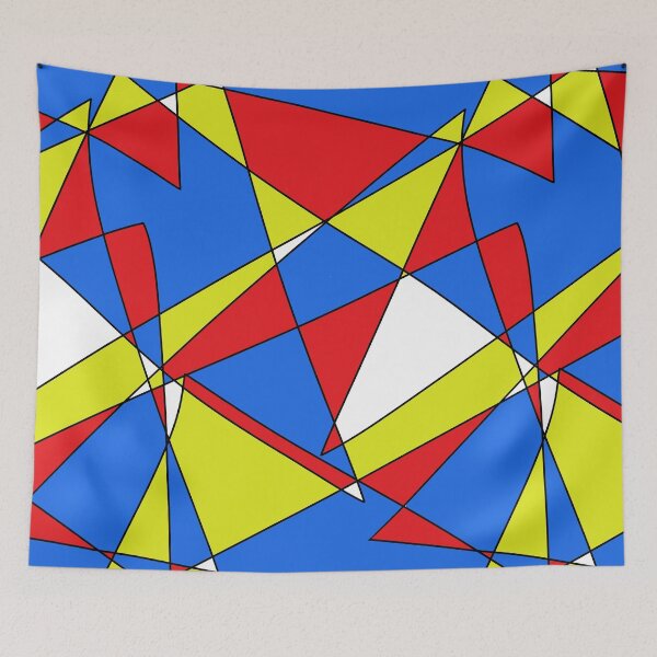 Item preview, Colorful Abstract Triangles (Primary) designed and sold by inatorinator.