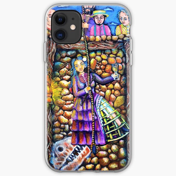 Lola Montez Down The Gold Mine iPhone Soft Case