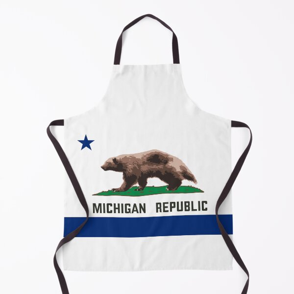 Item preview, Michigan Republic - Wolverine designed and sold by StateFlags.