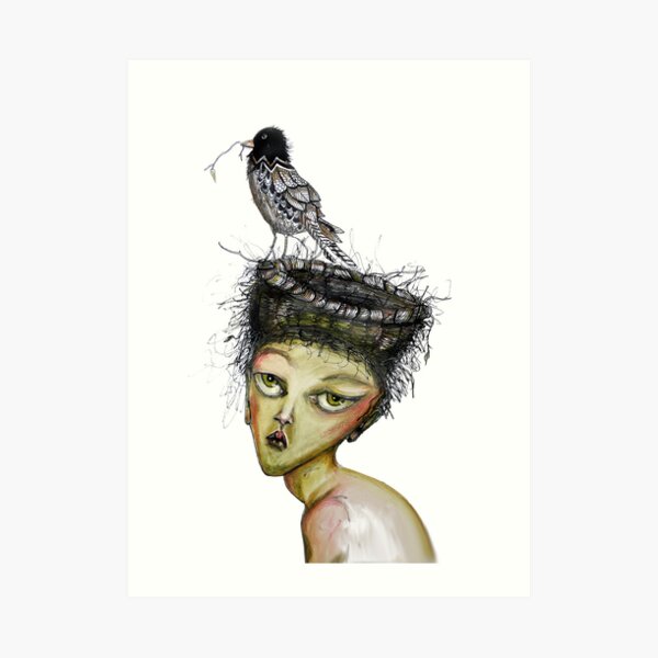 The bird of expectation Art Print