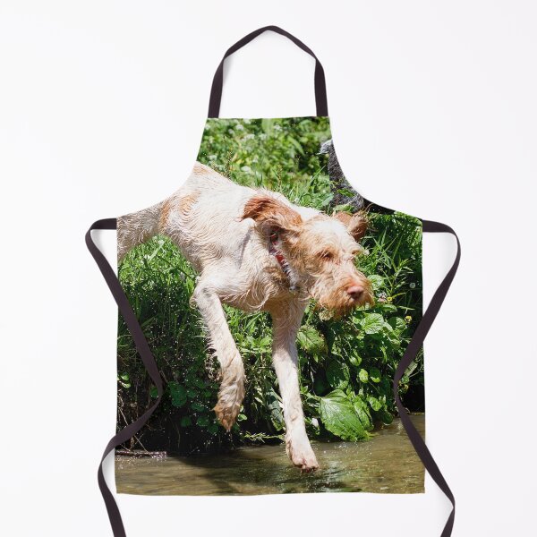 Item preview, River adventure Spinone by heidiannemorris designed and sold by FOLK ART FUSION by heidiannemorris.